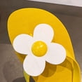 thumbnail image 4 of Womens Yellow Flower Sandals Flip Flops Comfortable Soft Lightweight Thong Flat Beach Summer Shoes Cute for Women Size 7.5,Size 5.5, 4 of 9