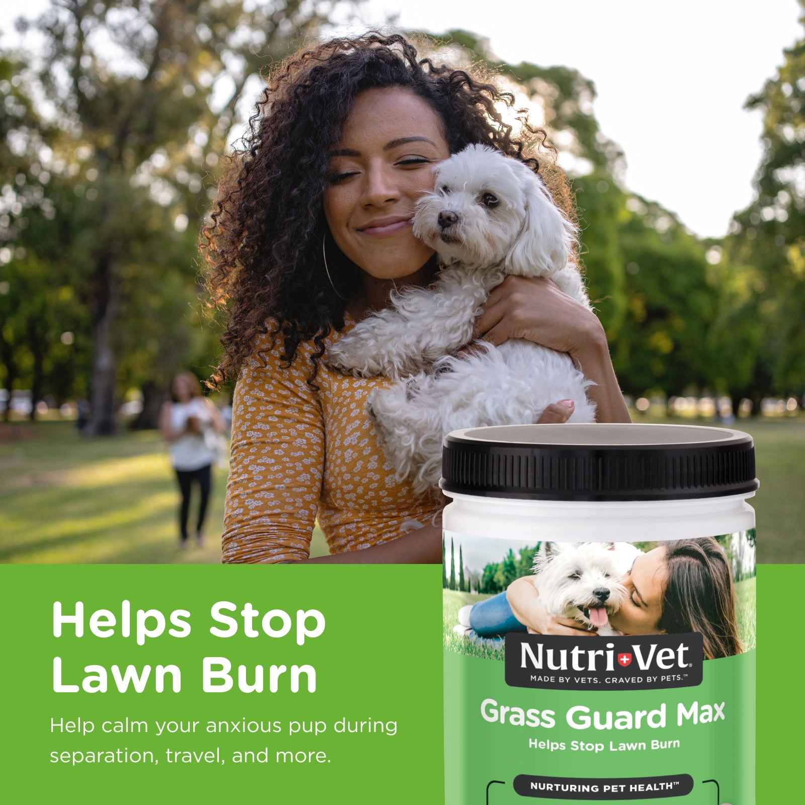 Nutri-Vet Grass Guard Chewables For Dogs - Prevent Lawn Burn From Dog Urine - 365 Count