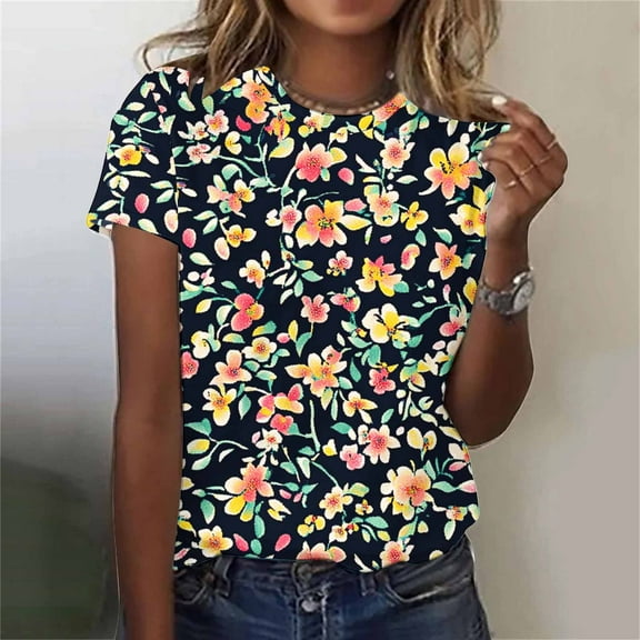 Pohista Work Tops for Women Striped Shirt Women Fitted Women's Blouses Casual Women's Short Sleeve Tops Dressy Casual reorders from my past orders