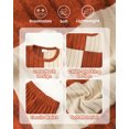 thumbnail image 7 of Kimi bear 18 Months Infant Baby Girl Outfit Set 24 Months Long Sleeves Color Block Top Jegging Pants 2pcs Clothing Brown, 7 of 7