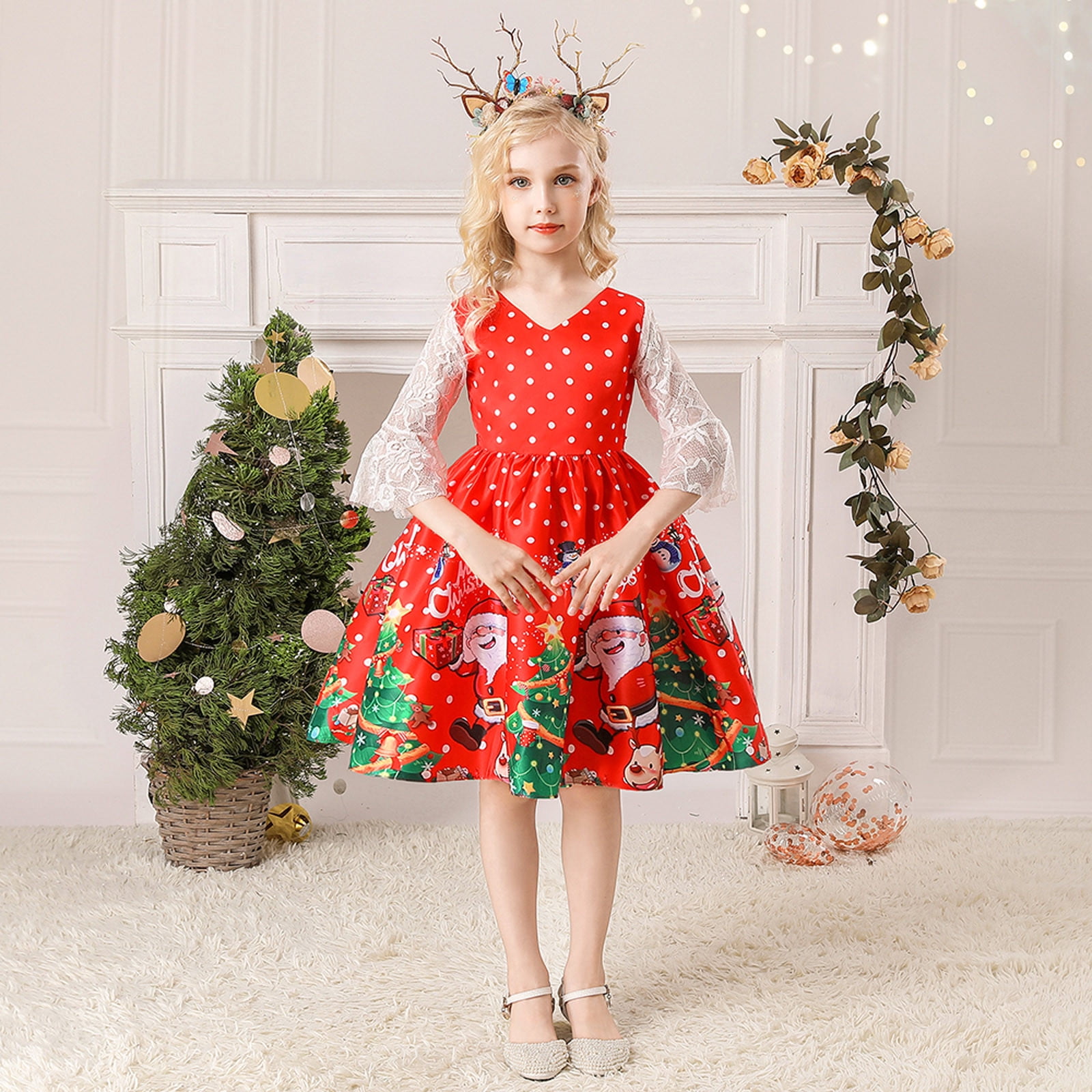 Macy's Holiday Dress Junior Christmas Dress Odeerbi Christmas Dresses For Girls Princess Dress Baby Long Skirt