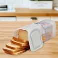 thumbnail image 4 of Soporte de plástico para pan de sándwich con tapa hermética caja para pan suministros de cocina, 4 of 5