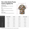thumbnail image 7 of Easygdp Roosters and Chicks Men's Casual Short-sleeved Shirt with Pocket and Button Suitable for Beach Vacation Leisure - XX-Large, 7 of 7