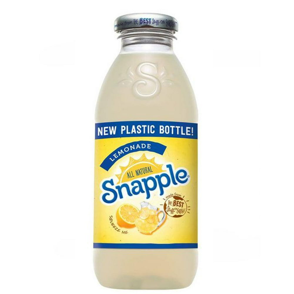 Snapple Lemonade 16 fl oz (24 Plastic Bottles)