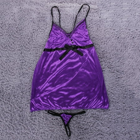 

Clearance! Ladies Underwear Thong Set European Style Sexy Women Lace Lingerie Lady Babydoll Nightwear Underwear