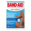 Band-Aid Brand Tough-Strips Waterproof Adhesive Bandages, Durable Protection for Minor Cuts and Scrapes, Assorted Sizes, 20 Count