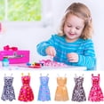 thumbnail image 2 of Conjunto Ropa para Muñecas Hecho A Mano Vestidos Mejora La Capacidad Estética Las Niñas, 2 of 9