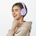 thumbnail image 6 of Hybrid Active Noise Cancelling Headphones, 60H Playtime, Built-in Mic, Wireless Over Ear Headsets with Case,Bluetooth 5.4,Deep Bass Comfort Fit Soft-Earpads Fast Charging, 6 of 9