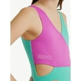 thumbnail image 3 of Justice Girls Color Blocked Crossbody One-Piece, Sizes 5-18, 3 of 7