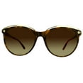 thumbnail image 2 of Mauboussin MAUS1925-02 Women's Havana Sunglasses Brown Mirrored Lens, 2 of 2