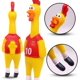 thumbnail image 3 of Pollo de goma de 15 pulgadas Squeeze Chicken Prank Novedad Juguetes para mascotas Feliz Sencillez, 3 of 5
