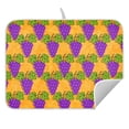 thumbnail image 5 of Ryvnso Grapes Hand Drawn Dish Drying Mat for Kitchen Countertop 16x18 Small Dish Pad Drainer Rack Dish Sink Mats, 5 of 7