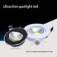 thumbnail image 5 of Kearding Foco empotrable de techo para cocina, 220V, 3W, para oficina, ajustable, empotrado, de aluminio, 6000-6300K, accesorios de iluminación Iluminación y accesorios Oro, 5 of 6