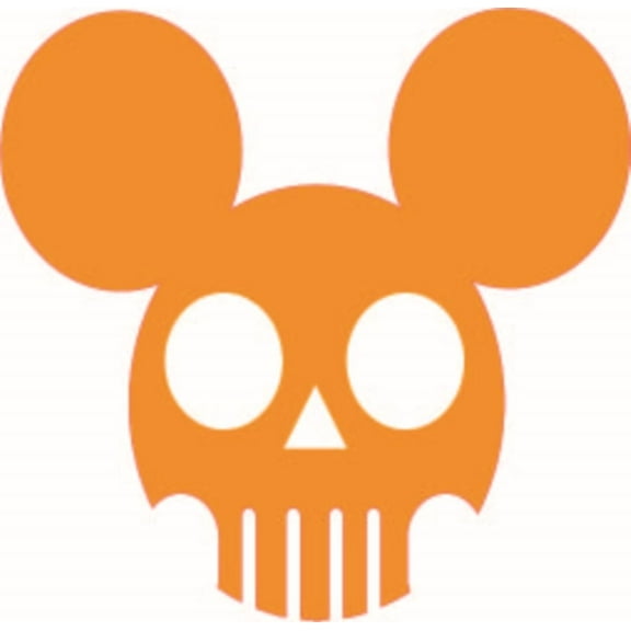 Skull Halloween Cartoon Character Decors Wall Sticker Art Design Decal for Girls Boys Kids Room Bedroom Nursery Kindergarten Home Decor Stickers Wall Art Vinyl Decoration (10x10 inch)