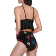 thumbnail image 4 of Bañador de dos piezas con conjunto de bikini sin espalda cómodo para dama con estilo OAVQHLG3B Store  lin121212, 4 of 4