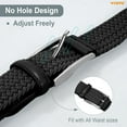 thumbnail image 6 of WHIPPY Braided Stretch Golf Belt for Men Elastic Belt for Jeans Pants Gift, 6 of 7