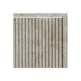thumbnail image 1 of FASÄDE Rib Decorative Vinyl Backsplash Panel in Vintage Metal (6X6 Inch Sample), 1 of 5