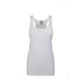 thumbnail image 1 of Next Level - Top sin mangas Tri-Blend espalda nadador para chica mujer (Blanco Jaspeado), 1 of 3