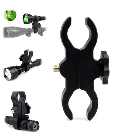 Dual Holes Mount Holder for Hunting Sight Scope Flashlight Torch Telescope Laser (Best Scope Light For Coyote Hunting)