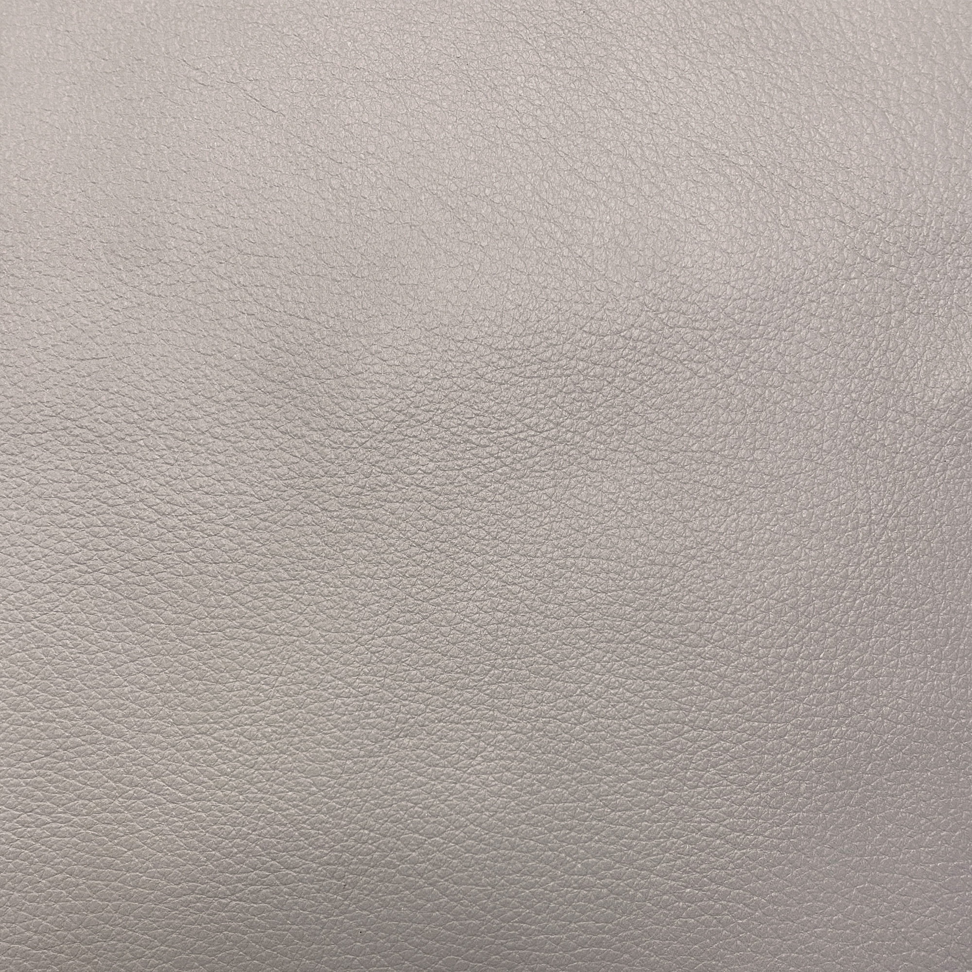 Claude Dual Power Headrest and Lumbar Support Reclining Sofa in Light Grey Genuine Leather