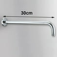 thumbnail image 7 of Stainless Steel Shower Accessories Matte Black wall Mounted  Bathroom Shower Arm Chuveiro, 7 of 7