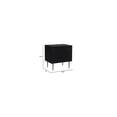 thumbnail image 3 of Linon Gloria Two Drawer Night Stand Black, 3 of 9