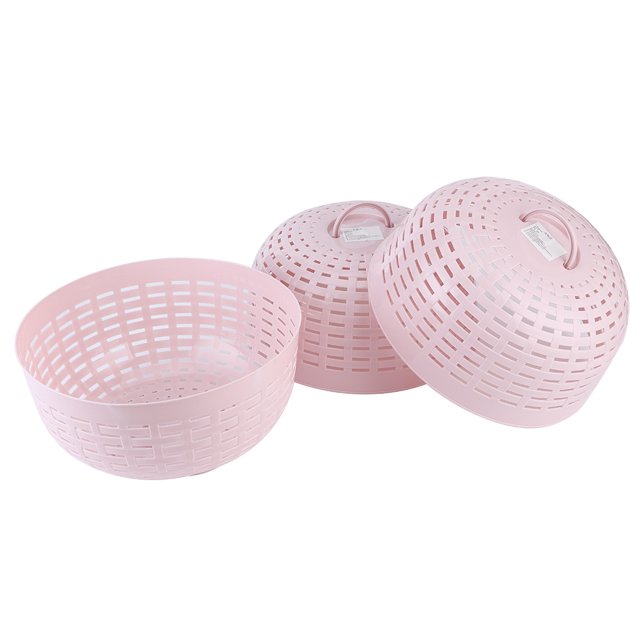 3 uds 25x11,5 cm cubiertas de malla para platos de comida tapa Circular a prueba de polvo cubierta de almacenamiento de alimentos herramientas de cocina