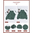 thumbnail image 6 of Chase Secret Womens Tops Sexy V Neck Off Shoulder Blouses Long Sleeve Leopard Print Shirts Lightweight Outfits, 6 of 6