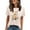5-Beige, variant on Giftesty Graphic T Shirts for Women Short Sleeve Summer Tops Funny Flower Printed Casual Graphic Tees
