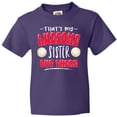 thumbnail image 3 of Inktastic That's My Awesome Sister Out There with Volleyball Youth T-Shirt, 3 of 5