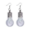 thumbnail image 5 of Mightlink 1 Pair Hook Earrings Novelty Colorful Lamp Bulb Shape Anti-allergy Lightweight Stainless Ear Decoration Jewelry Hanging Earrings Club Party Dangle Earrings, 5 of 7