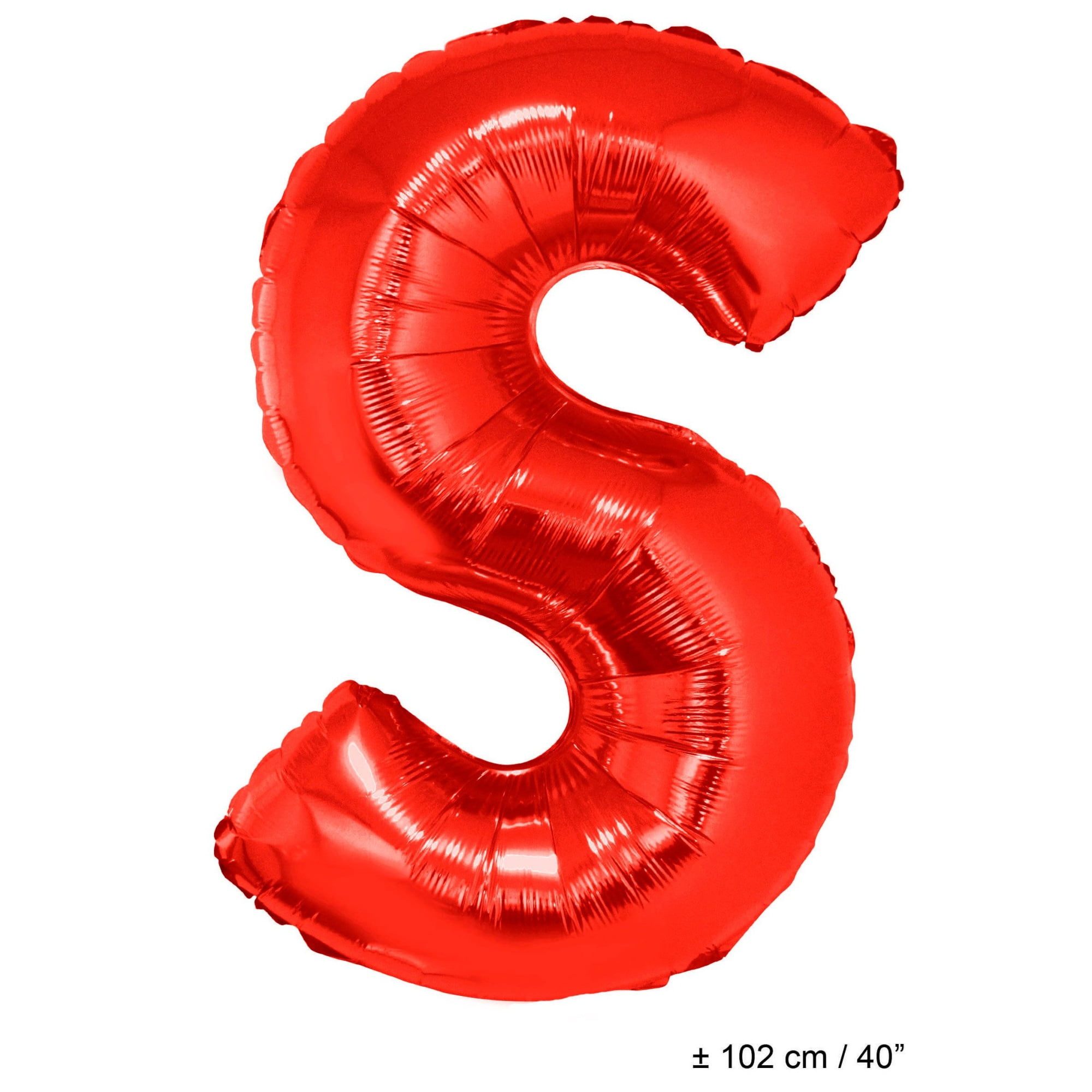 Balloon-Foil-Letter S-40"-Red - Walmart.com - Walmart.com