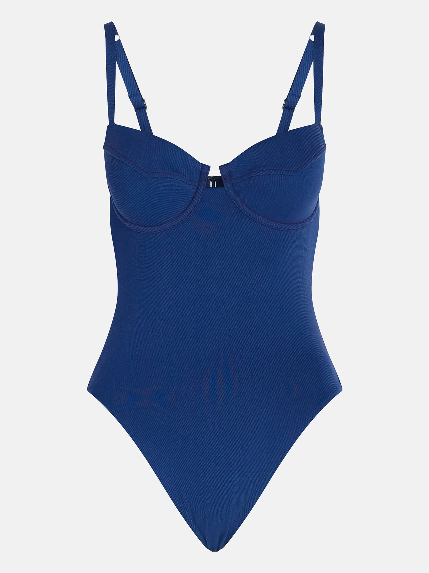 Kacey Lee Women's and Women's Plus Underwire One Piece Swimsuit with Seaming, Sizes XS-3X