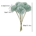 thumbnail image 3 of up to 50% Off Latrodar Fake Flowers in Vase Hydrangea Simulated Table Tennis Chrysanthemum Plant Fake Flower Bundle Water Resistant Decoration Ornament Light blue 11.6x7.6 Inch, 3 of 5
