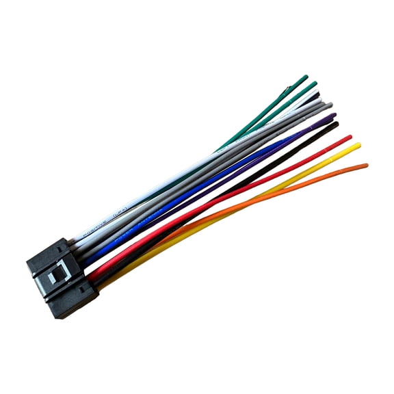 Car 16Pin Universals Head Unit Stereo Radio Wiring Harnesses Cable Connecter Plugs for Aftermarket Radio
