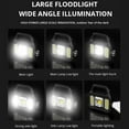 thumbnail image 3 of Solar Searchlight Dual Light Source Searchlight Portable LED Spotlight Solar/USB Rechargeable Powerful Flashlight Waterproof Torch Light for Emergency, 3 of 7