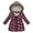 Purple, variant on Xyant Girls Winter Coat Hooded Puffer Jacket Warm Fleece Zipper Outerwear Jackets Coats (Light Purple,7-8 Years)