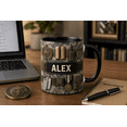 thumbnail image 3 of Captain Mug Custom Accent Mug for Military Officer Gift, Personalized Dad Father’s Day Mug, 3 of 4