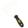 thumbnail image 1 of Less Than 5 Cutter Two Color Handle Batching Scraper Paint Tool Thickened Wipe Multifunctional Stainless Steel Cleaning Tool, 1 of 3