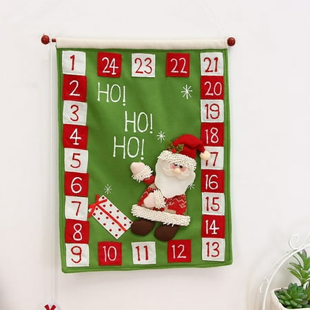 Deer Calendar - Christmas Old Man Snow Man Deer Calendar Advent Countdown Calendar