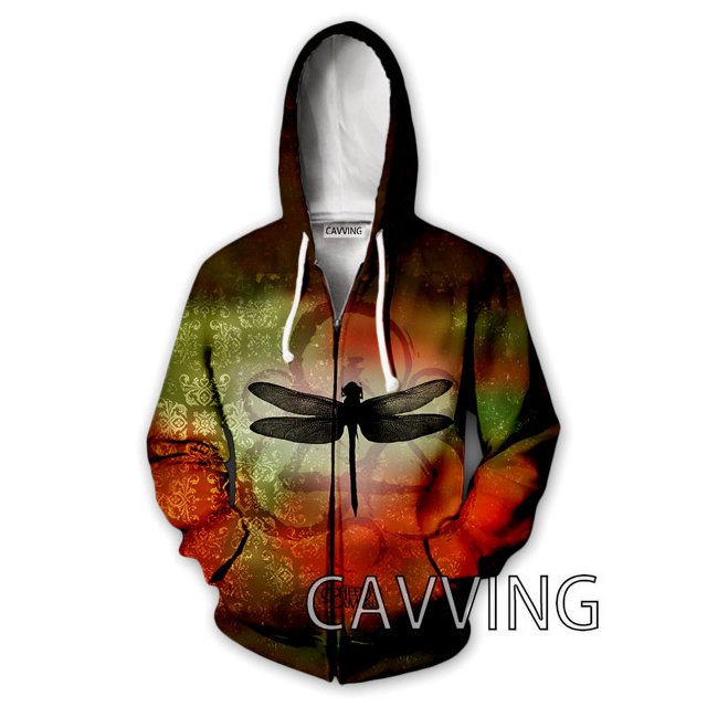 Sudadera con capucha y cremallera con estampado 3D para mujer y hombre, estilo Harajuku, Z02