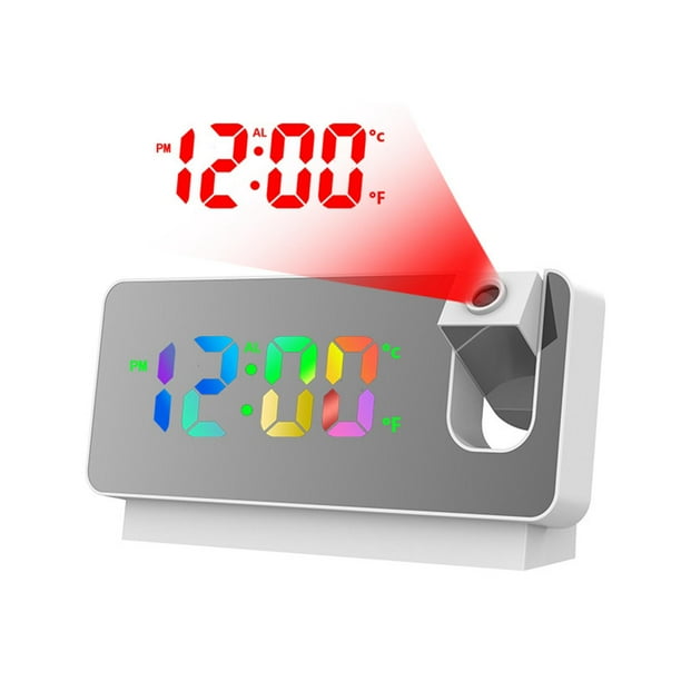 Reloj digital Colco Pantalla de temperatura 12/24H Brillo LED