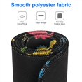 thumbnail image 3 of Long Mouse Pads for Desk,Black Cartoon Colorful Dinosaurs Plants Desk Mats on Top Of Desks, Desk Mouse Pad Extra Large with 3mm Non-Slip Base and Stitched Edge for Gaming,Work,Home 47.3"x23.6", 3 of 5