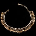thumbnail image 5 of Soumake Vintage Women Rhinestone Bell Tassel Anklet Foot Chain Bracelet Jewelry Gift, 5 of 8
