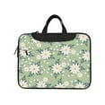thumbnail image 2 of YFYANG 14 inch Universal Laptop Bag Oxford Cloth Laptop Sleeve, Multi-functional Green Floral Pattern Notebook Computer Messenger Bag Handbag, 2 of 8
