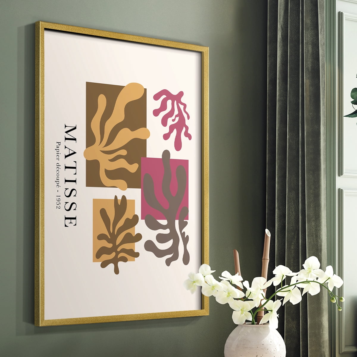 Matisse CCXLVI in Solid Wood 8 x 10 Framed Print