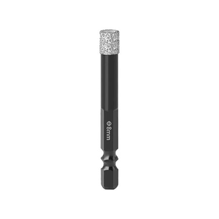

BKFYDLS Hardware Tools Power Tools Self-Cooling Diamond Dry Drill Bit For Ceramic Tile Stone Glass Hard Materials (Not For Wood) Round Shank 5mm 6mm 8mm 10mm 12mm 14mm 16mm Screw on Clearance