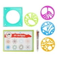thumbnail image 1 of Plantilla de regla geométrica de plástico para niños, herramienta de dibujo en espiral, juguete artístico, material de papelería para niños, 1 of 14