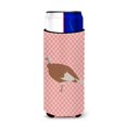 thumbnail image 1 of "Treasures Jersey Buff Turkey Hen Pink Check decorativo Can Hugger, delgado, multicolor" Caroline's Treasures BB7984MUK, 1 of 1