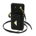thumbnail image 2 of Nalacover Case for Samsung Galaxy A13 4G, Crossbody Wallet Case with Card Slots Holder, PU Leather Lanyard Shoulder Strap Purse Cover with Kickstand Shockproof Case, Black, 2 of 8